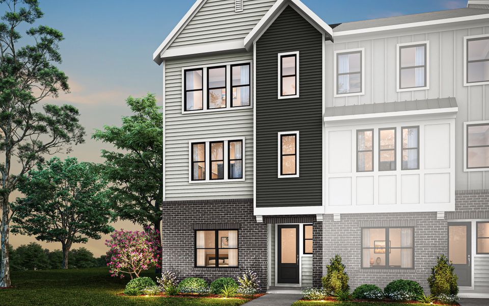 Front exterior of a home in the Ross Farms community, located in Charlotte, NC (Image 9).