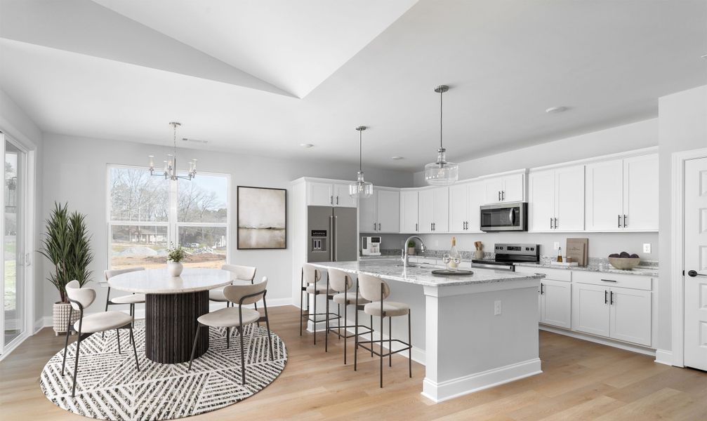 Furnished interior in a model home at Sedman Hills in Hixson (Image 6).