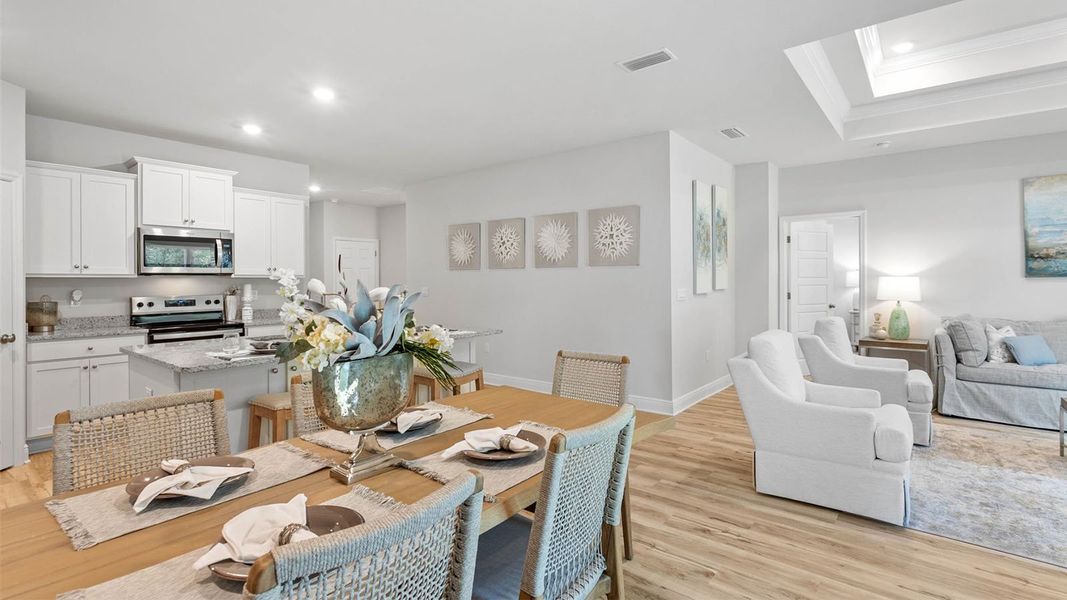 Furnished interior in a model home at Pine Dove Estates in Tallahassee (Image 12).