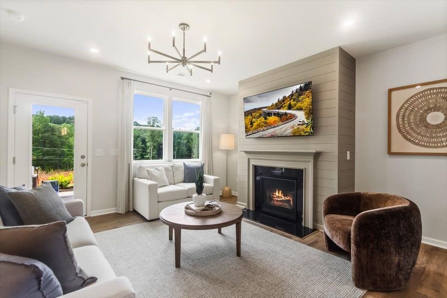Spacious Family Room