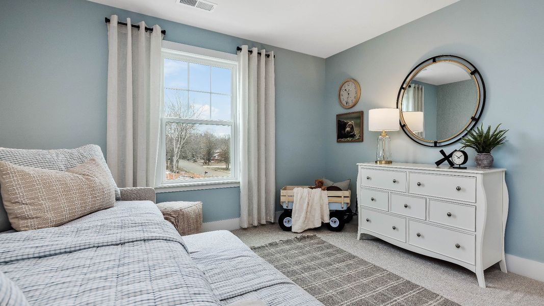 Furnished interior in a model home at Owen Park in Gibsonville (Image 34).