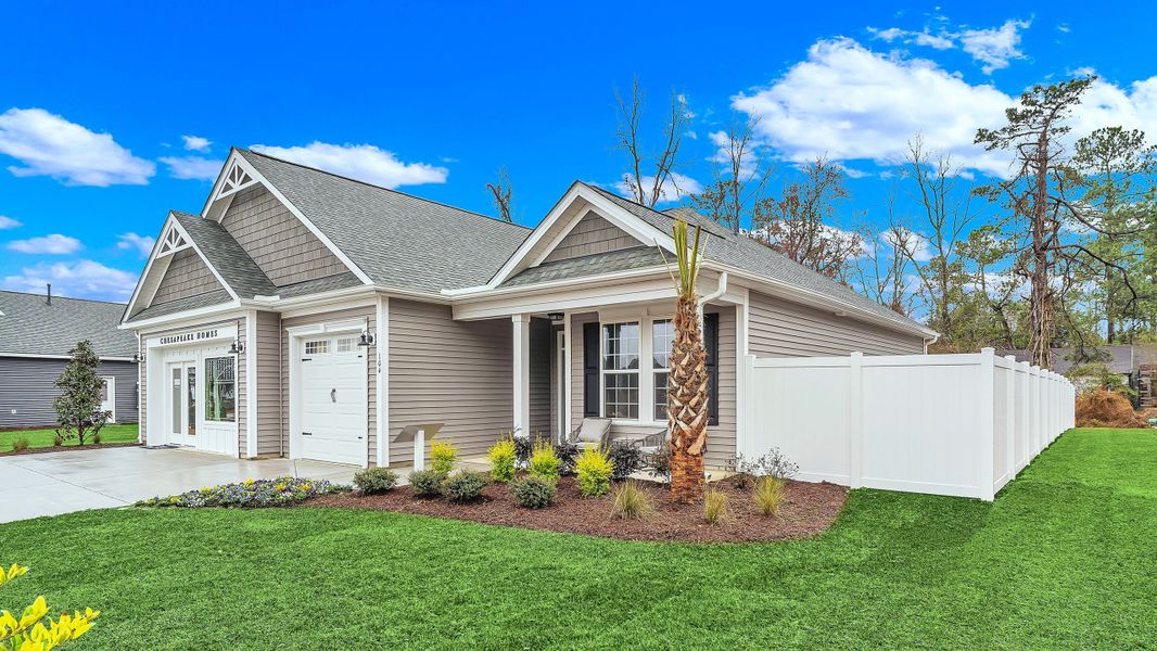 Front exterior of a home in the The Willows community, located in Loris, SC (Image 4).
