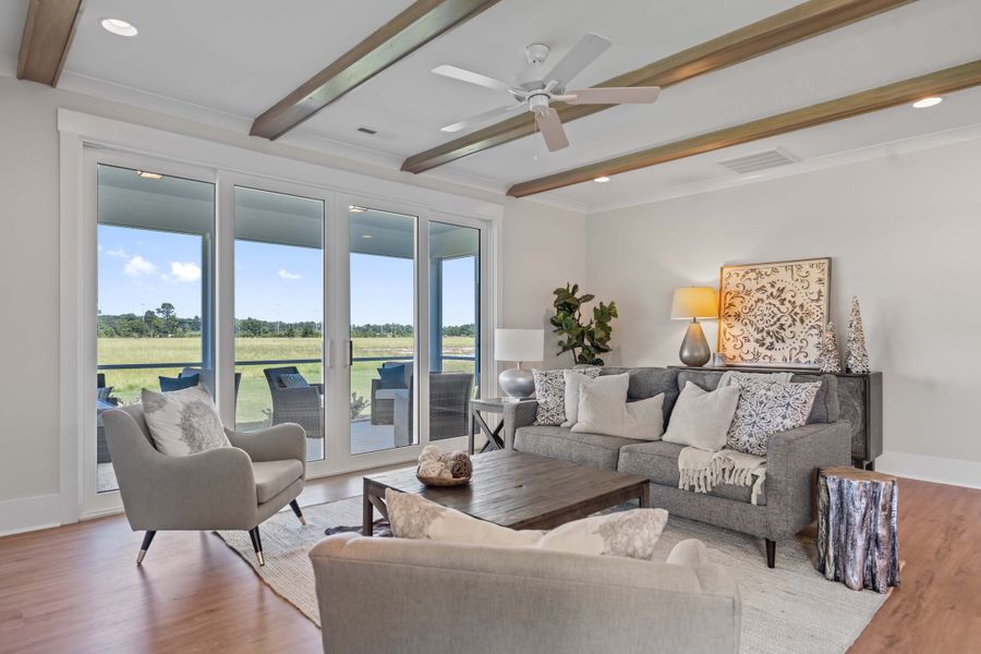 Furnished interior in a model home at Songbird in Hampstead (Image 20). Furnished interior in a model home at Songbird in Hampstead (Image 20).