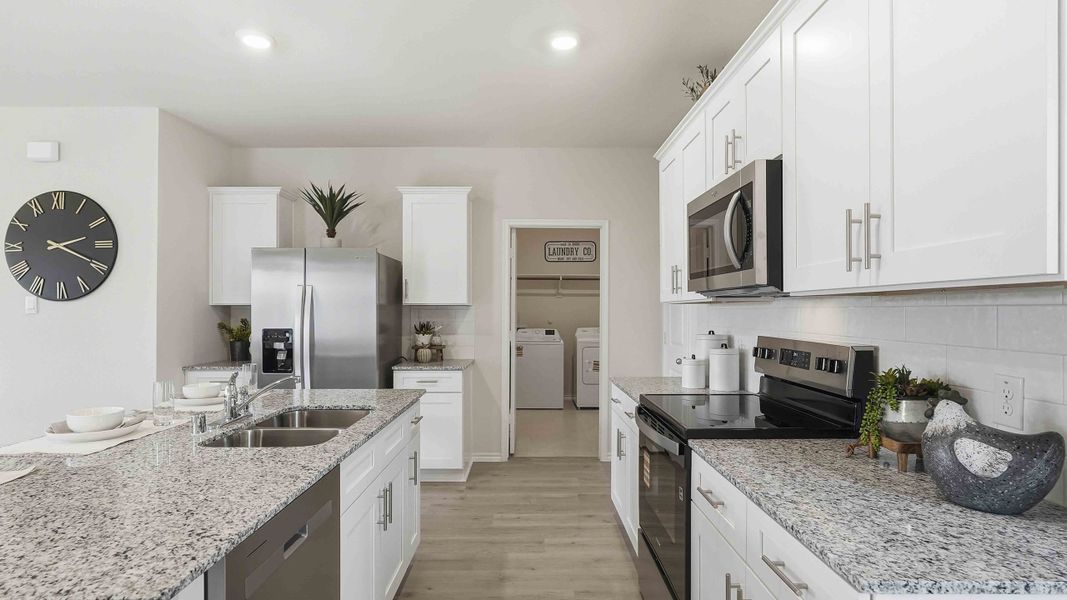 Furnished interior in a model home at Blaire Lake in Tyler (Image 23).