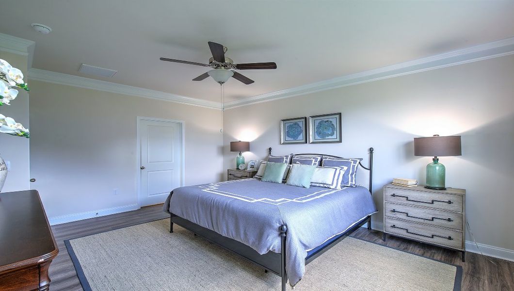 Furnished interior in a model home at Cantrell Hills in Hendersonville (Image 12).