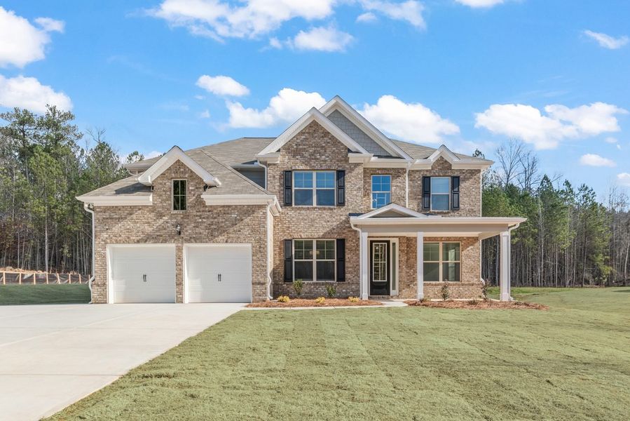 Front exterior of a home in the Traditions of Braselton community, located in Jefferson, GA (Image 6).