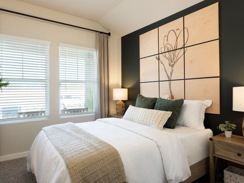 Secondary bedrooms are flexible for your changing needs.