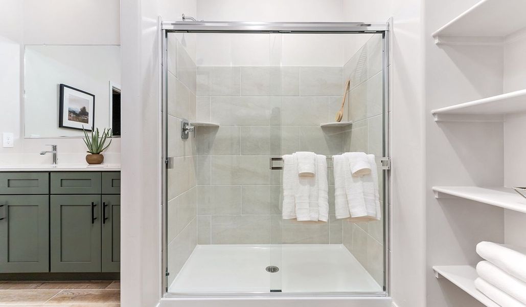 Furnished interior in a model home at Solterra in Green Valley (Image 11).