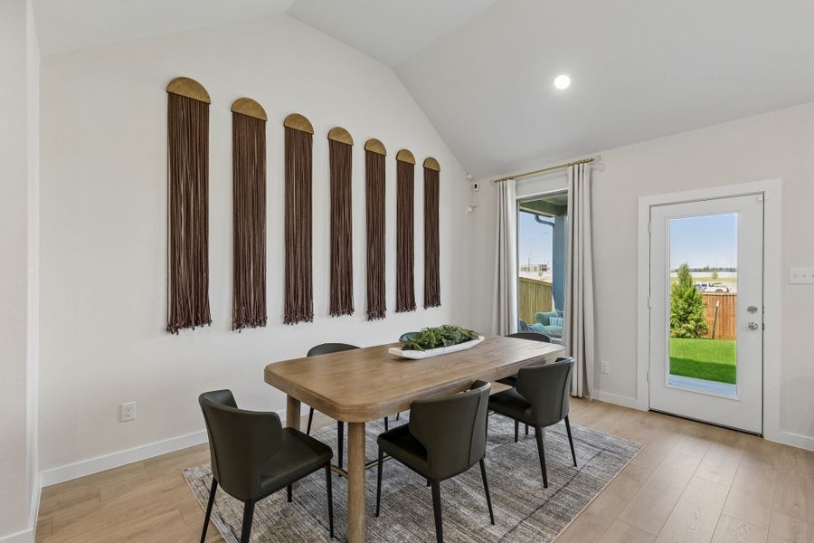 Furnished interior in a model home at Cibolo Hills West in Fort Worth (Image 25).