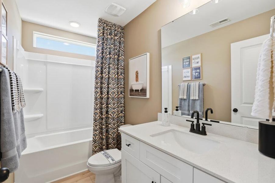 Furnished interior in a model home at Blythe Mill Townhomes in Waxhaw (Image 35). Furnished interior in a model home at Blythe Mill Townhomes in Waxhaw (Image 35).