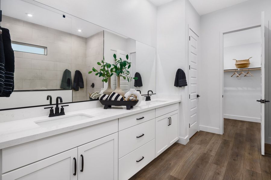 Furnished interior in a model home at Sanctuary in Phoenix (Image 16).