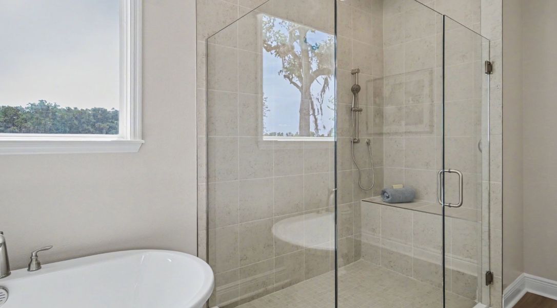 Furnished interior in a model home at Bella Estates in Plant City (Image 9).