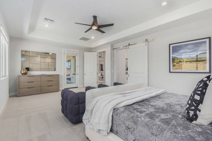 Furnished interior in a model home at Bellero Estates in Queen Creek (Image 56).