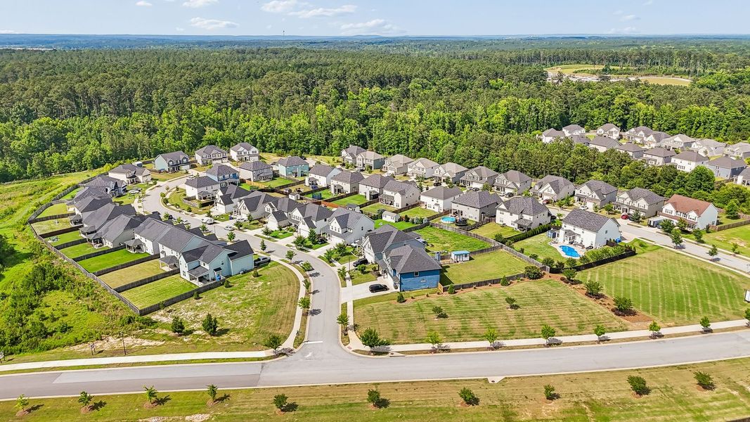 Aerial view of the neighborhood Aerial view of the neighborhood