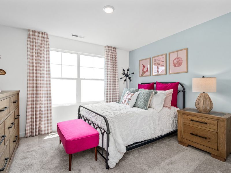 Furnished interior in a model home at Calista Farms in White House (Image 38). Furnished interior in a model home at Calista Farms in White House (Image 38).