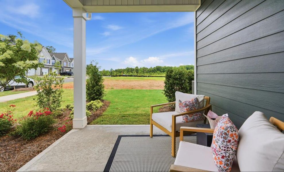 Exterior details of a home in Blythe Mill Townhomes, Waxhaw (Image 16). Exterior details of a home in Blythe Mill Townhomes, Waxhaw (Image 16).