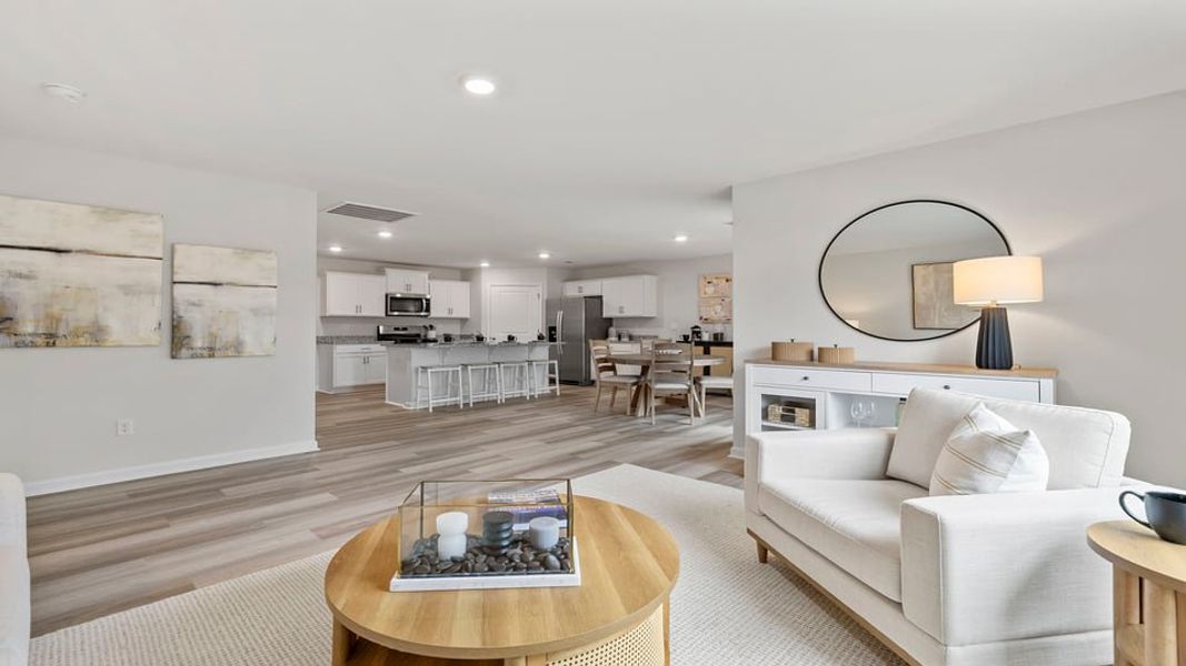 Furnished interior in a model home at Cascade Point in Seneca (Image 22).