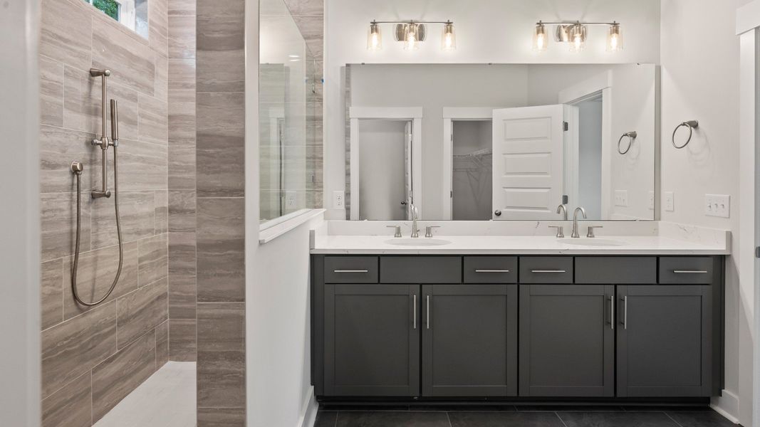 Furnished interior in a model home at Bayview Acres in Mount Pleasant (Image 8).