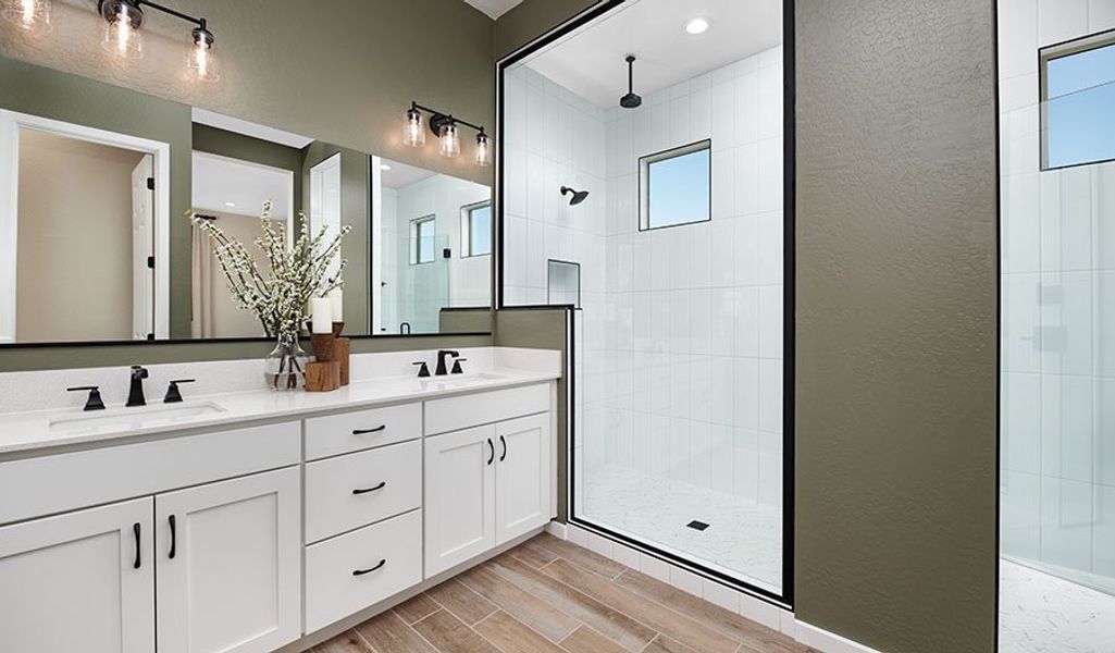 Furnished interior in a model home at Estates at White Tank Foothills in Waddell (Image 8).