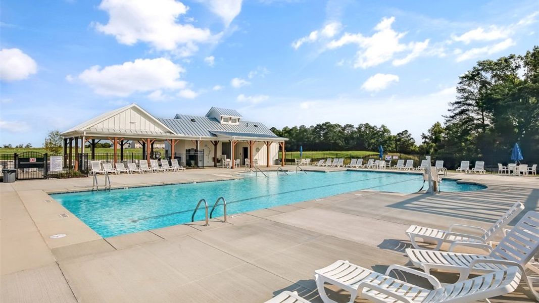 Front exterior of a home in the Honeycutt Oaks community, located in Angier, NC (Image 17).