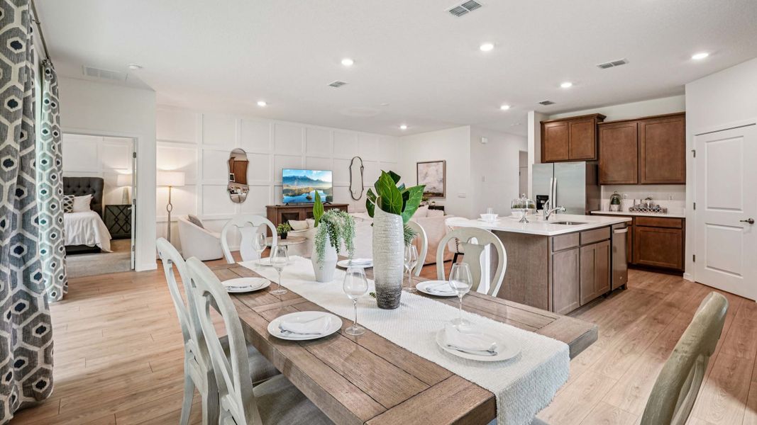 Furnished interior in a model home at Twisted Oaks in Wildwood (Image 8).