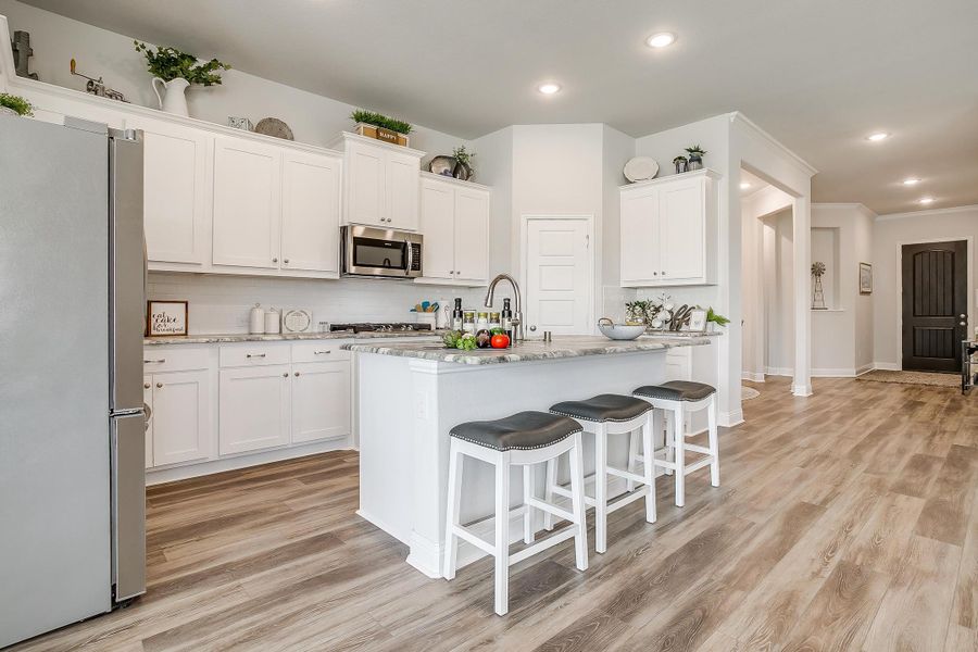 Furnished interior in a model home at Mallard Point in Greenville (Image 19).