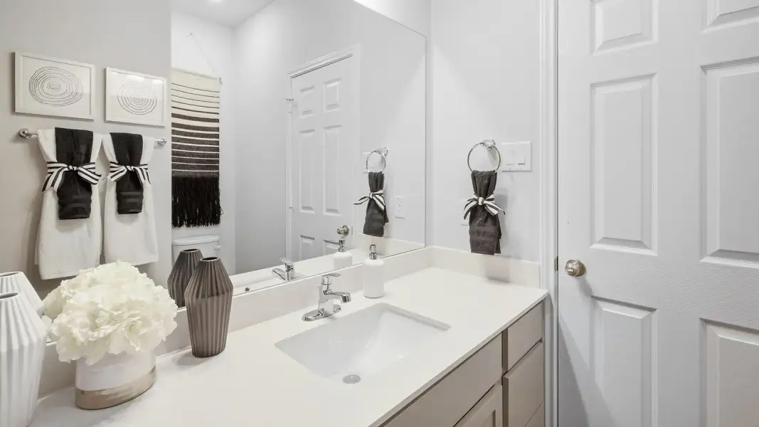 Furnished interior in a model home at Homestead in Temple (Image 30). Furnished interior in a model home at Homestead in Temple (Image 30).