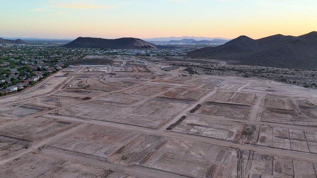 Site preparation and early development at The Ridge at Stone Butte in Phoenix, AZ (Image 20).