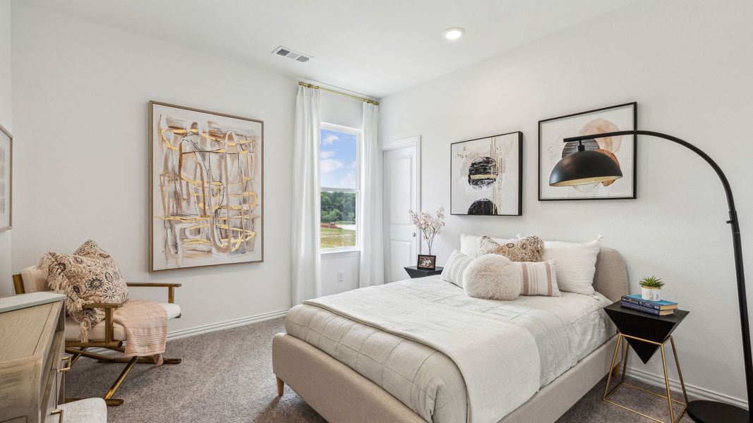 Furnished interior in a model home at Painted Tree – Woodland District in McKinney (Image 42).