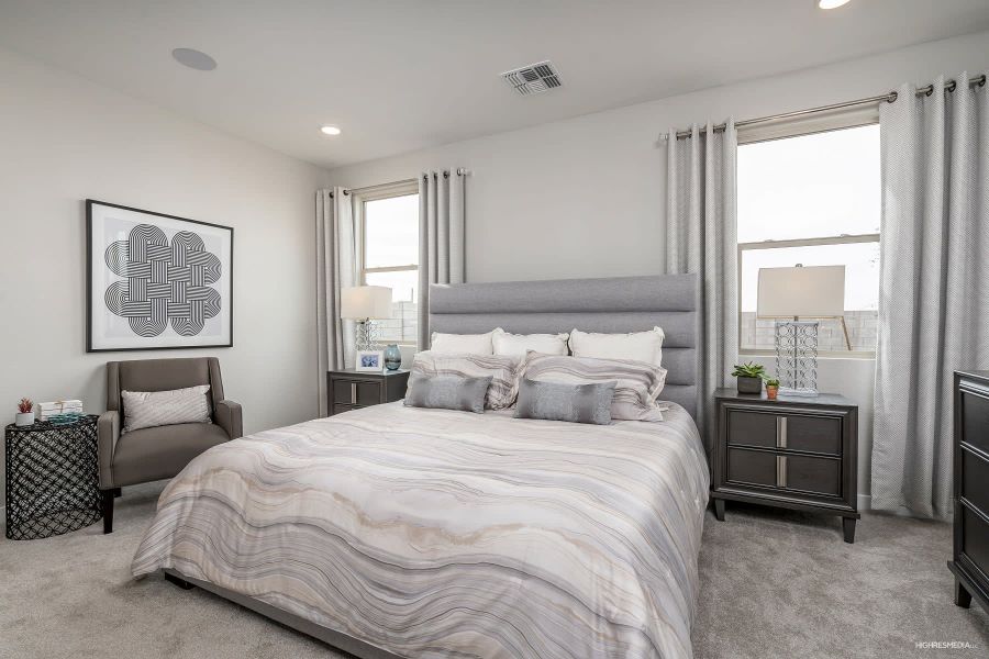 Primary Bedroom - Madera at Sunset Farms in Tolleson, Arizona | Landsea Homes