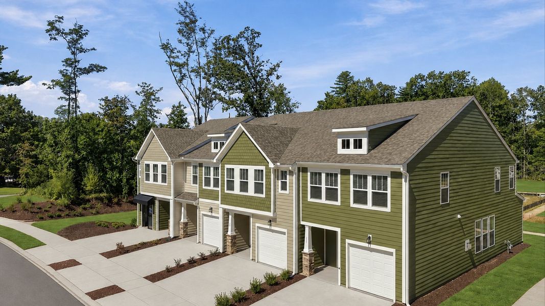 Desirable location and established charm in this superior two-story villa community in Hendersonville, NC