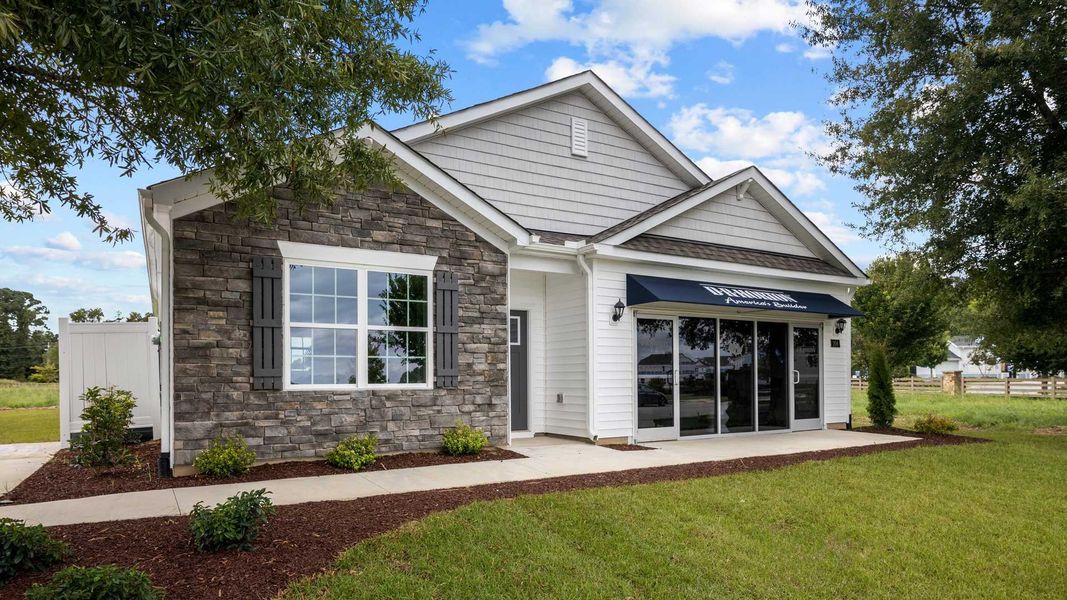 Front exterior of a home in the Tyler - Home on the Lake community, located in New Bern, NC (Image 13).