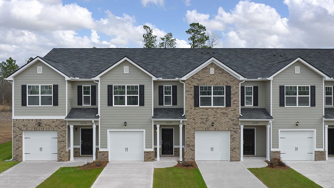 Front exterior of a home in the Laurel Park Townhomes community, located in Hephzibah, GA (Image 2).