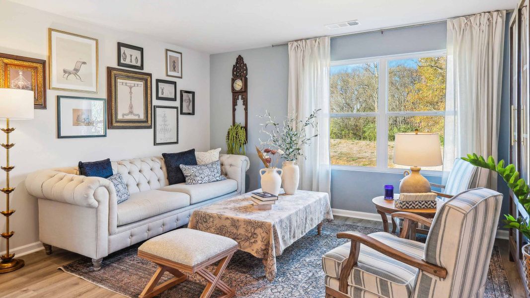 Furnished interior in a model home at Savannah Lakes in Lewisburg (Image 6).