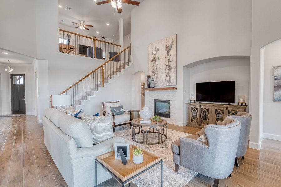 Furnished interior in a model home at Lovers Landing in Forney (Image 8). Furnished interior in a model home at Lovers Landing in Forney (Image 8).