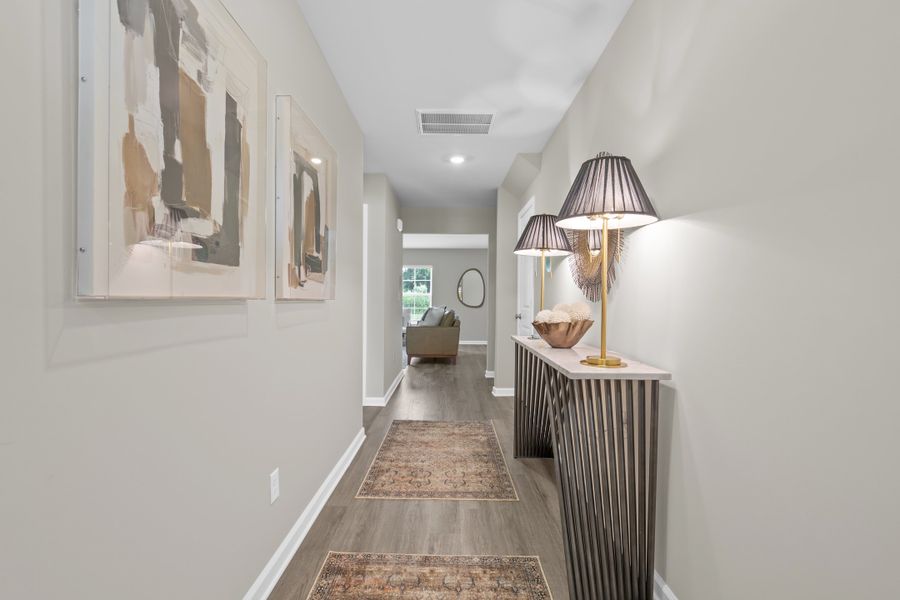 Furnished interior in a model home at Crystal Downs in Sumter (Image 5).