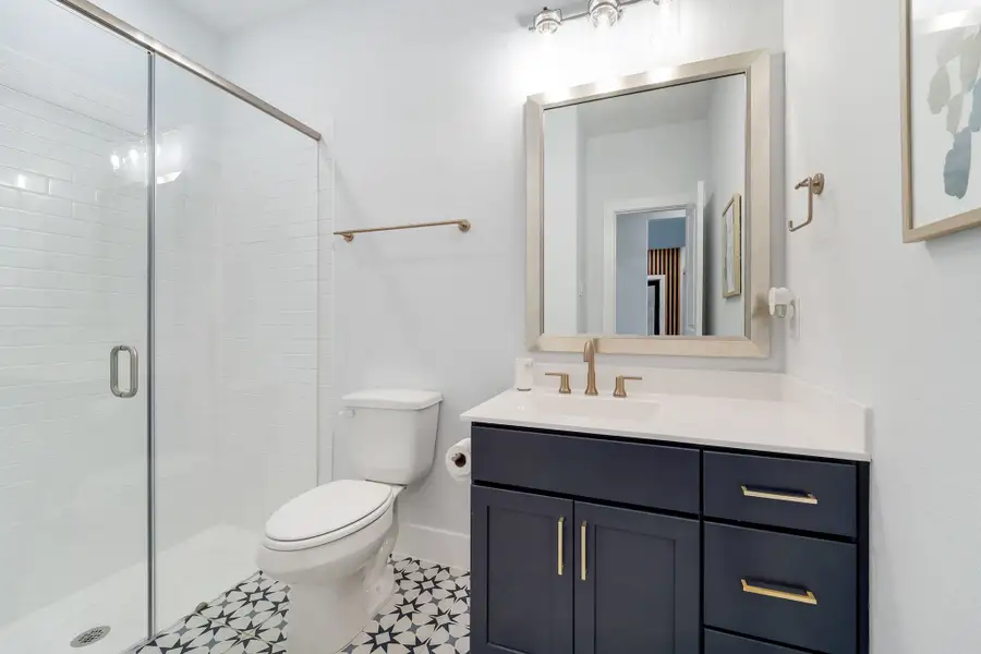 Furnished interior in a model home at Mulberry Farms in Santa Fe (Image 5).