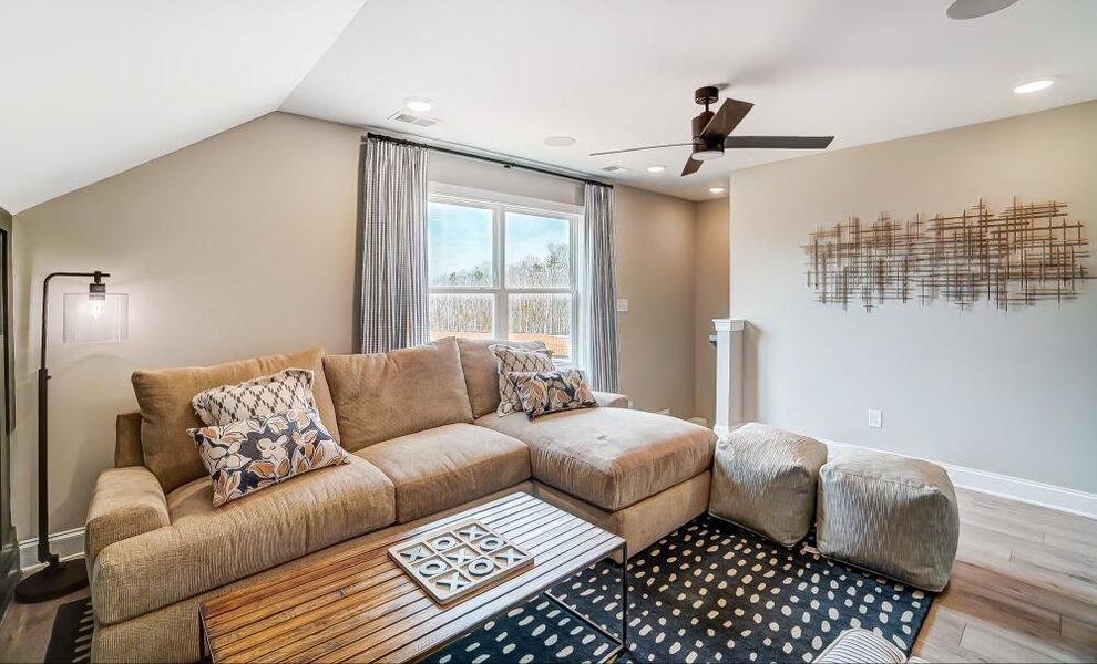 Furnished interior in a model home at Secrest Meadows in Monroe (Image 12).