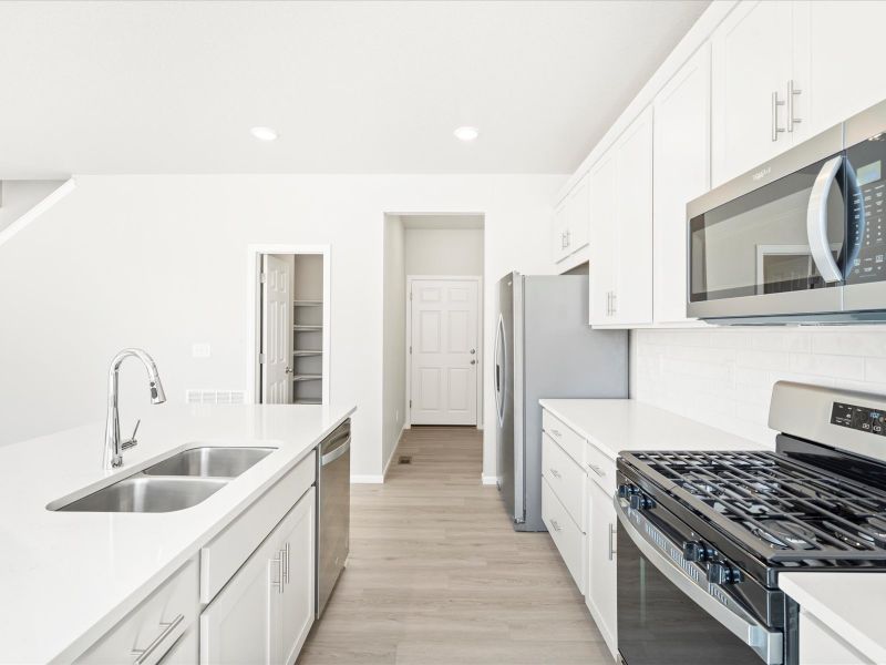 Waterton interior image taken at Buffalo Highlands, a Meritage Homes community in Commerce City, CO.