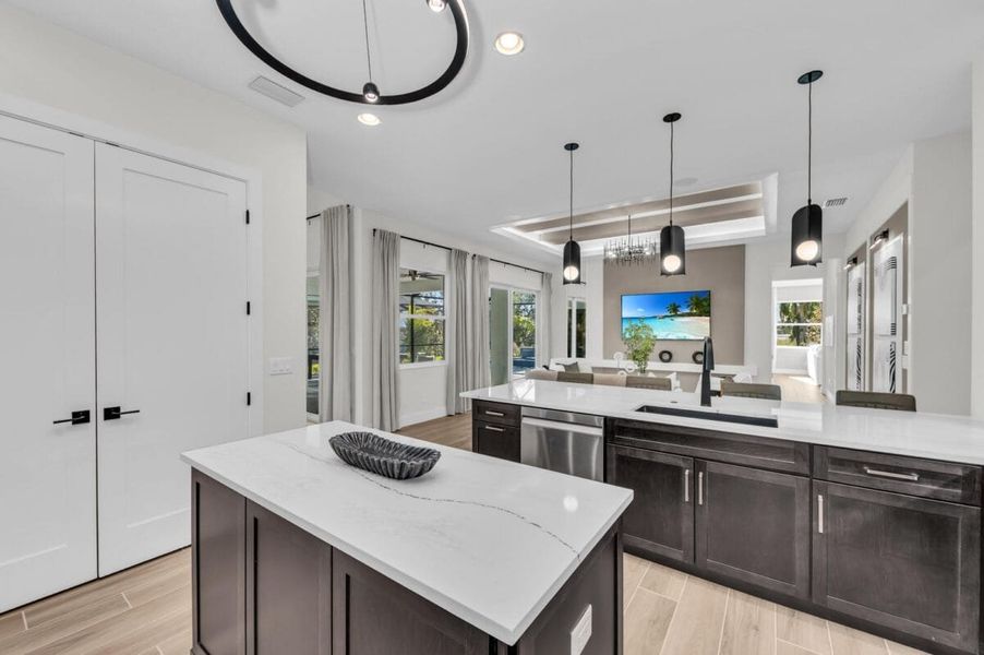 Furnished interior in a model home at Artisan at Watercolor Place in Bradenton (Image 168).