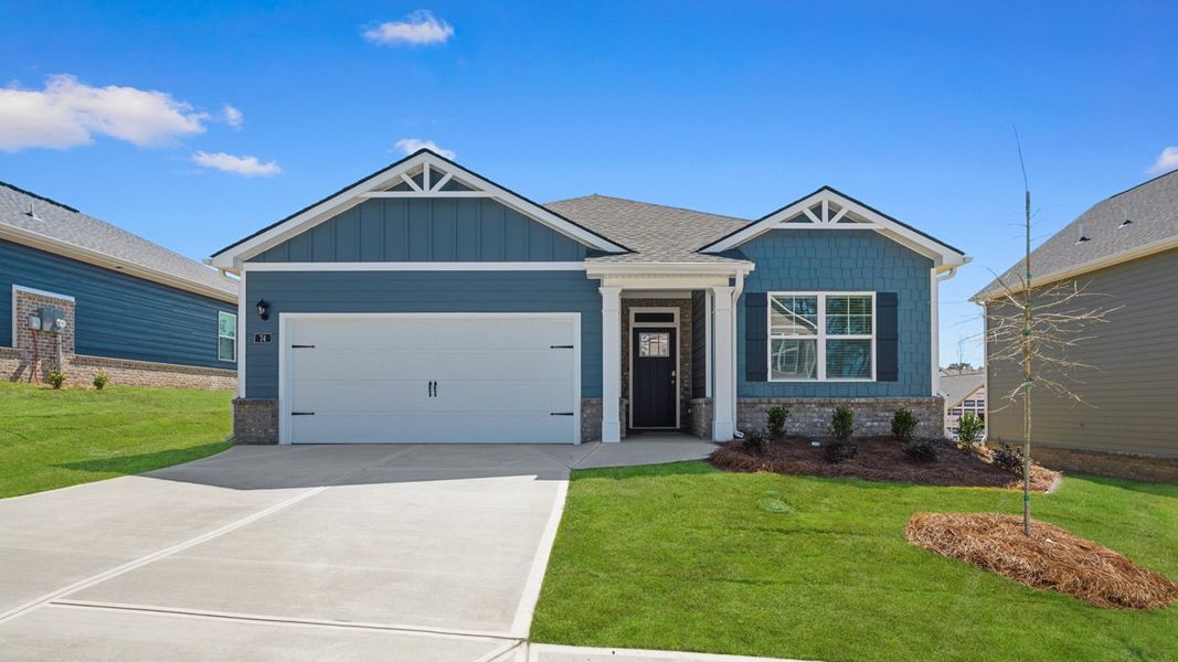 Front exterior of a home in the Willowbrook community, located in Winder, GA (Image 5). Front exterior of a home in the Willowbrook community, located in Winder, GA (Image 5).