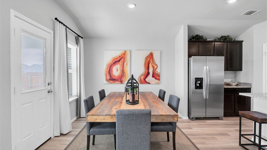 Furnished interior in a model home at The Terrace in Temple (Image 11). Furnished interior in a model home at The Terrace in Temple (Image 11).