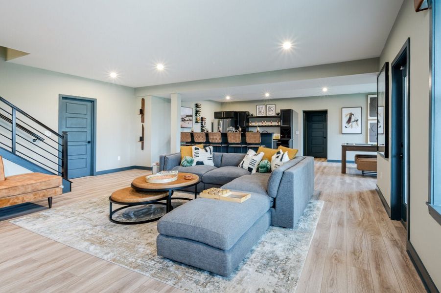 Furnished interior in a model home at The Estates and Meadows at Floyds Fork in Louisville (Image 36).