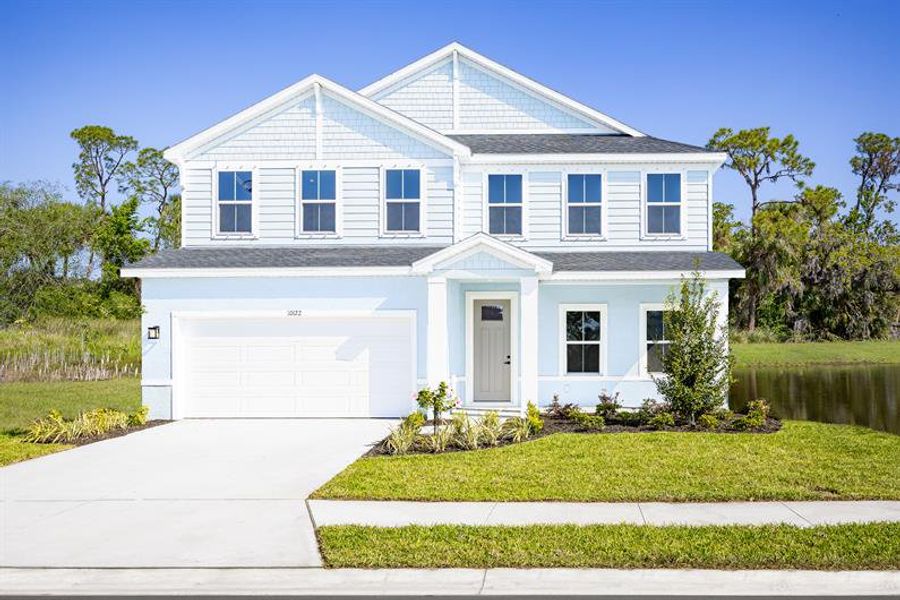 Front exterior of a home in the Brighton community, located in Venice, FL (Image 1). Front exterior of a home in the Brighton community, located in Venice, FL (Image 1).