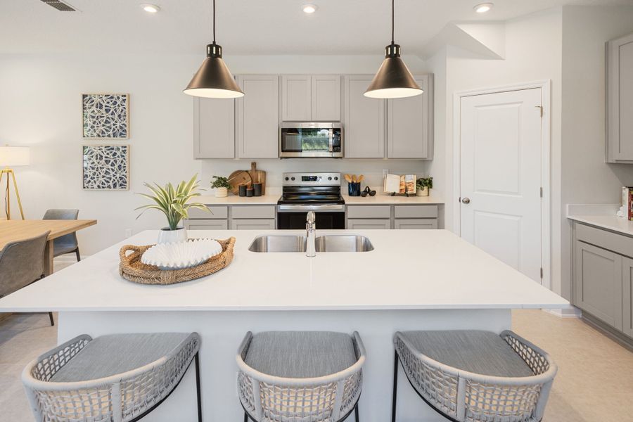 Furnished interior in a model home at Egret Creek in Jacksonville (Image 7). Furnished interior in a model home at Egret Creek in Jacksonville (Image 7).
