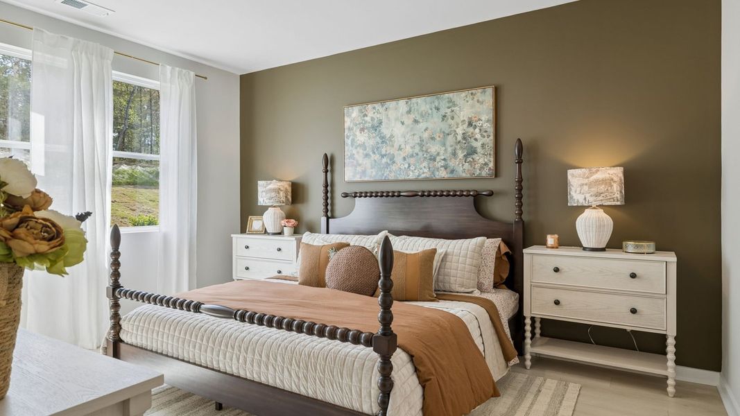 Furnished interior in a model home at Reserve at Hickory Ridge in Columbia (Image 9).