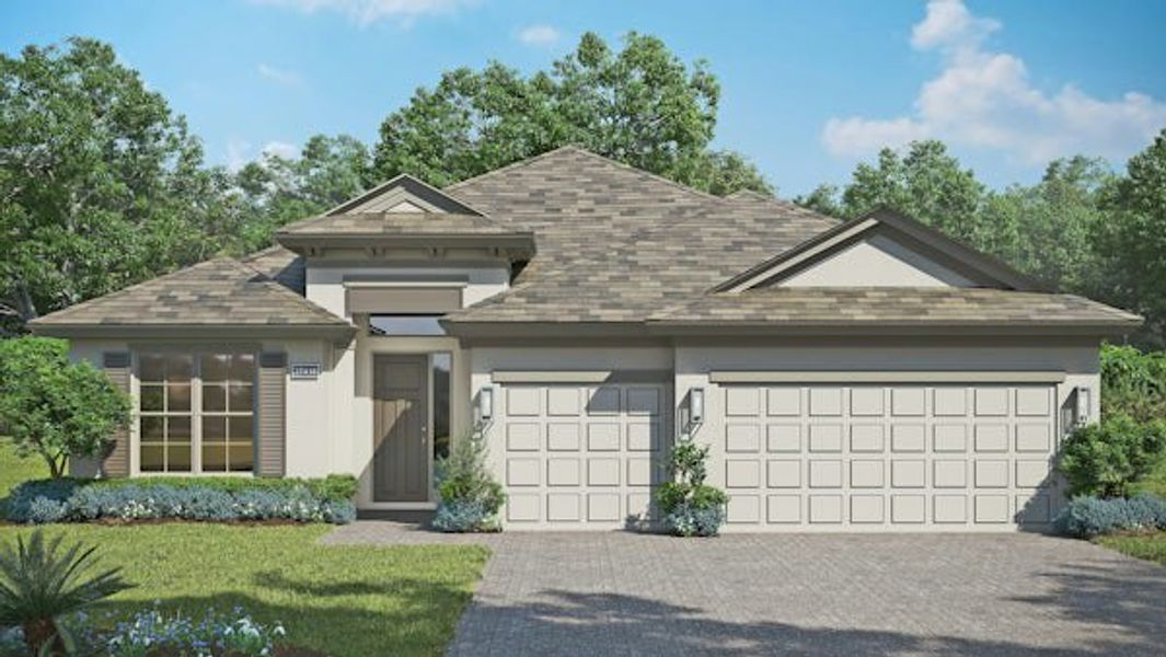 Front exterior of a home in the High Pointe community, located in Vero Beach, FL (Image 47).