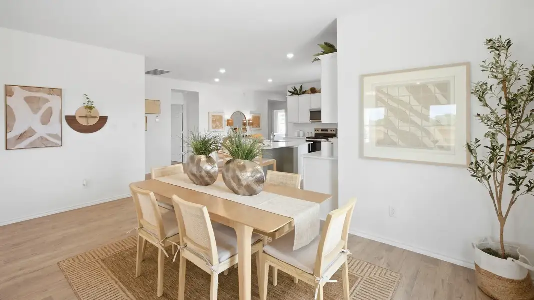 Furnished interior in a model home at Wildwood Estates in Nolanville (Image 9).