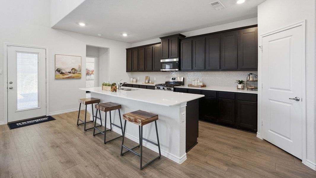 Furnished interior in a model home at The Woods at Lindsey Place in Anna (Image 53).