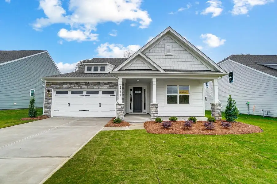 Front exterior of a home in the Founders Landing | 55+ Community community, located in Gastonia, NC (Image 4).